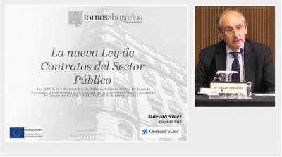 Obra Social La Caixa, emisión sobre la Nueva ley de contratos del sector Público